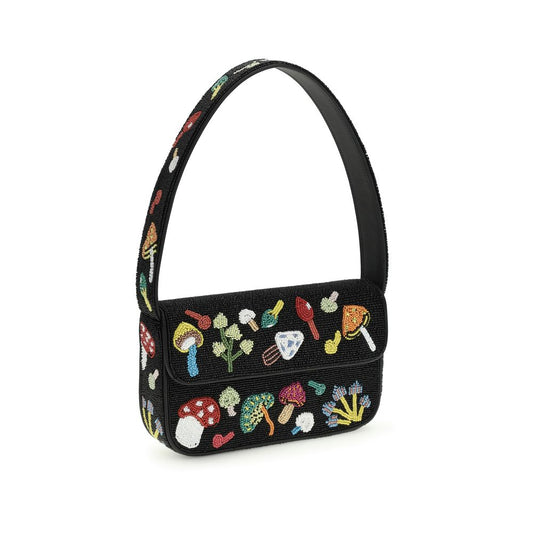 Staud Multicolor Rayon Shoulder Bag