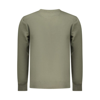 Coveri Moving Verde Cotton Men Sweatshirt