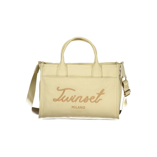 Twinset Beige Cotton Women Tote
