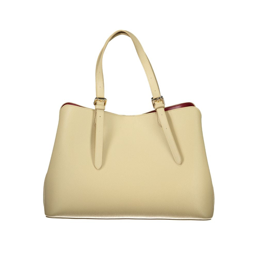 Twinset Beige Polyurethane Women Tote