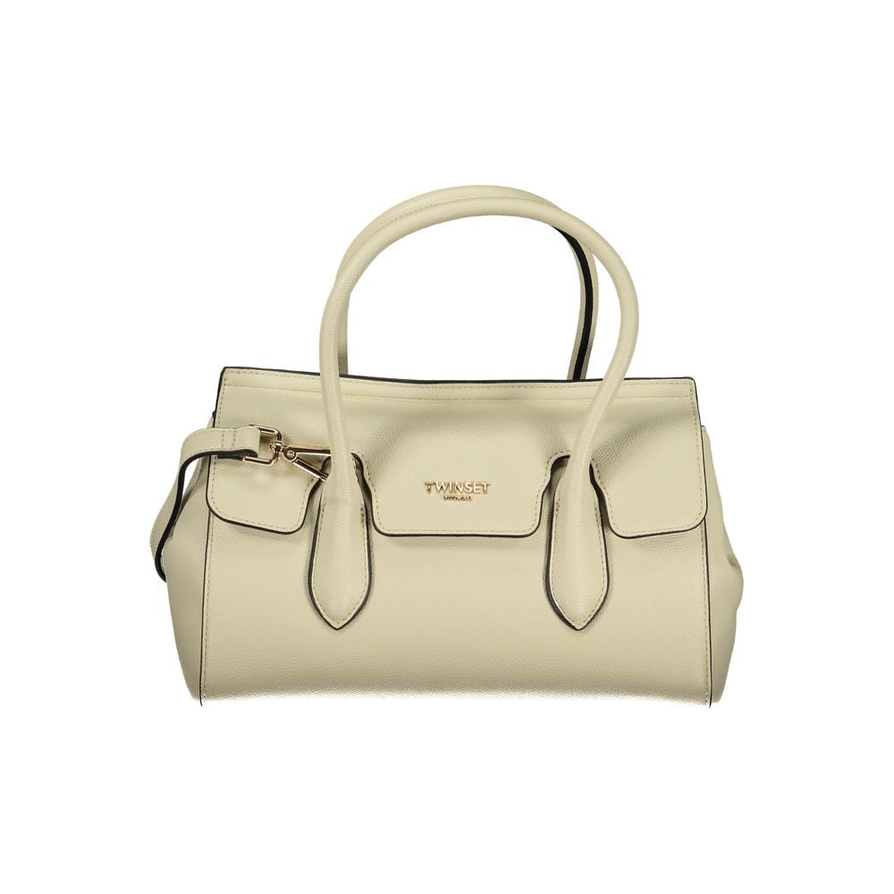 Twinset Beige Polyurethane Women Tote