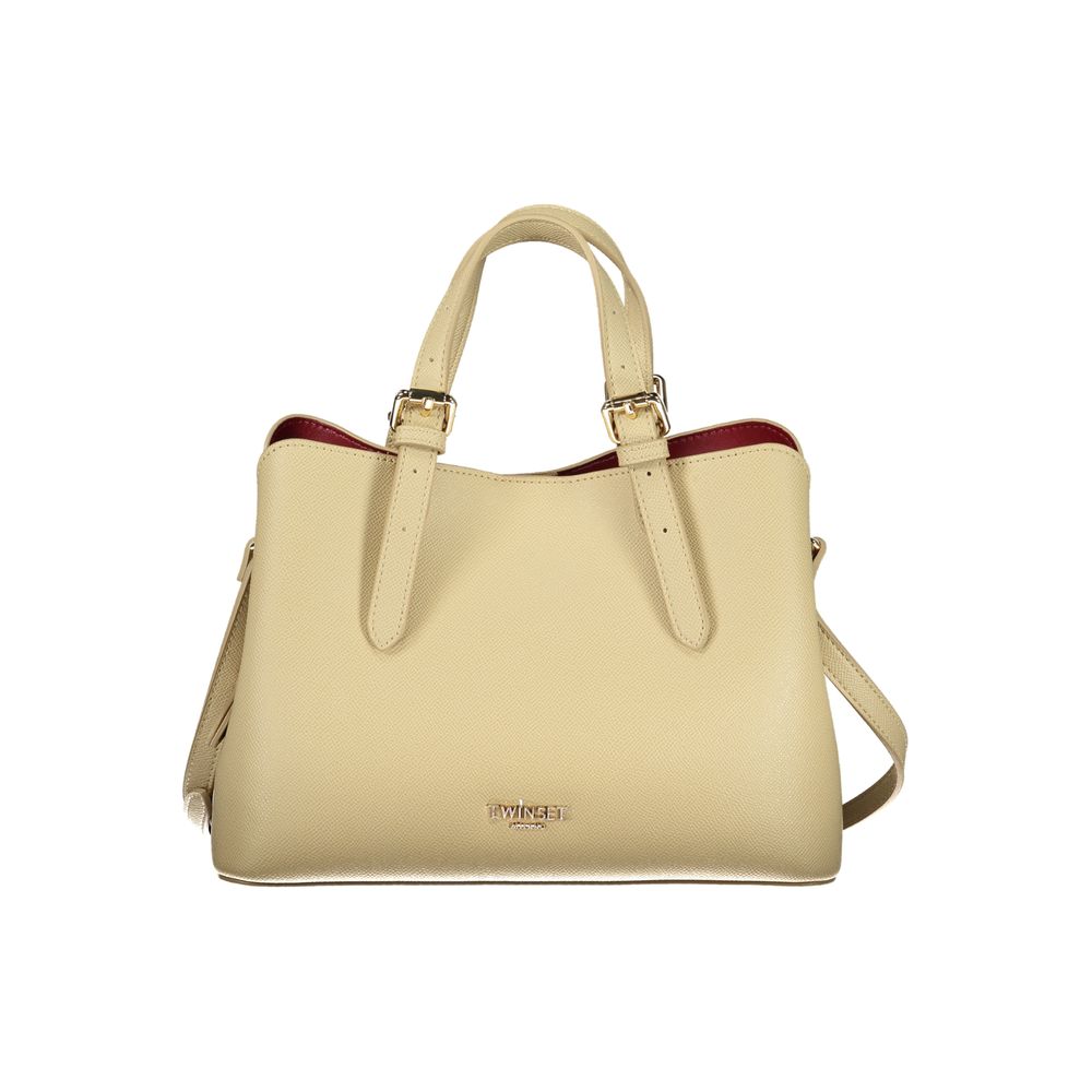 Twinset Beige Polyurethane Women Tote
