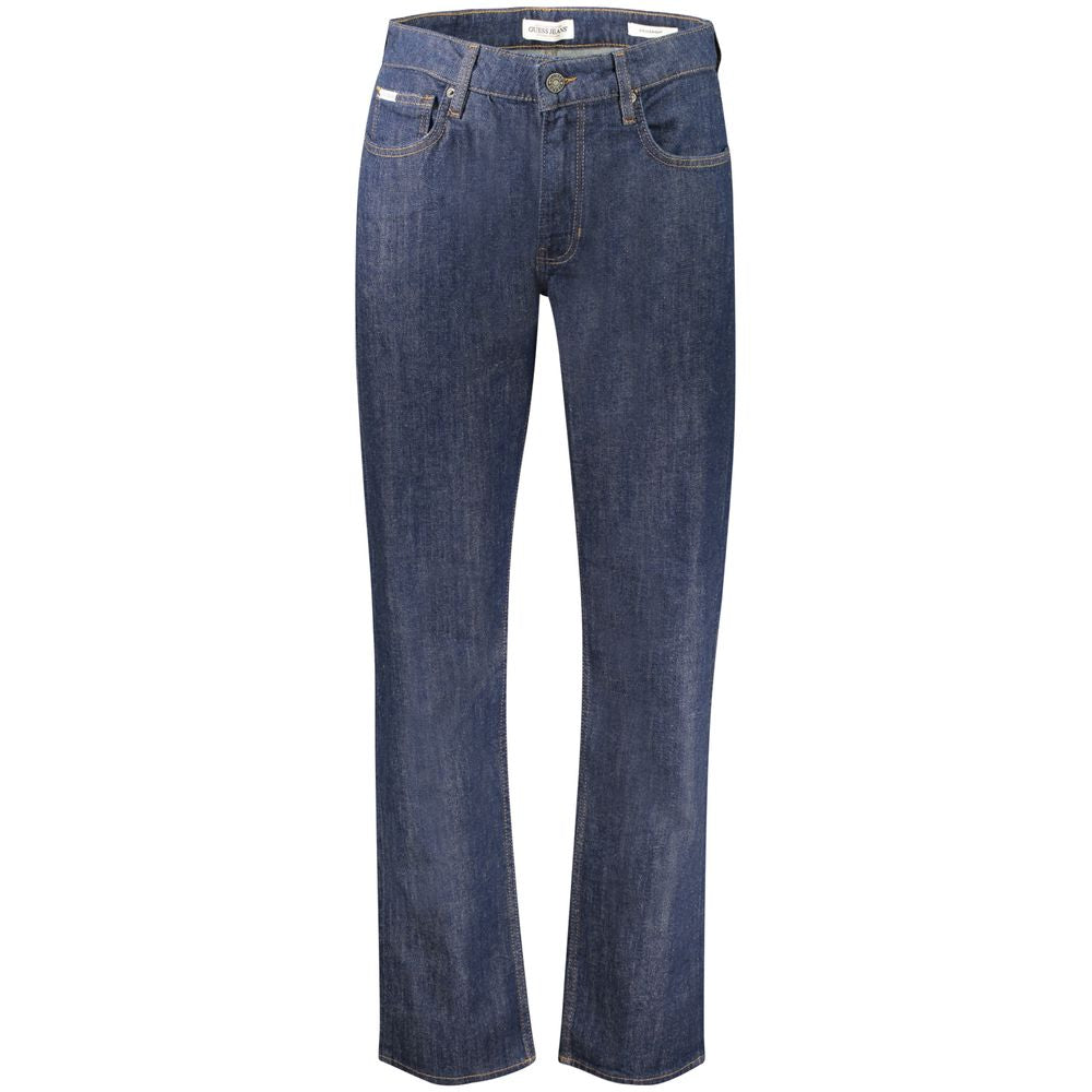 Guess Jeans Blu Cotton Men's Jeans