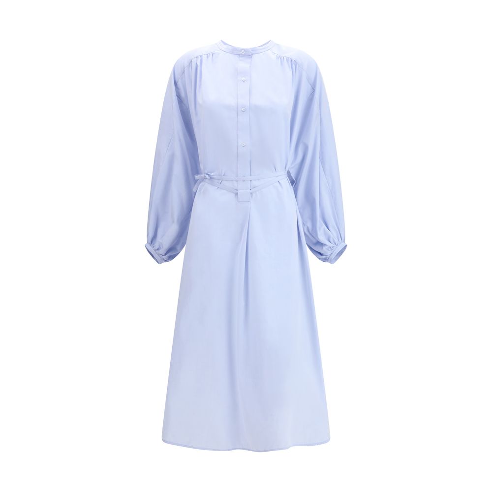 Loulou De Saison Blue Cotton Casual Dress