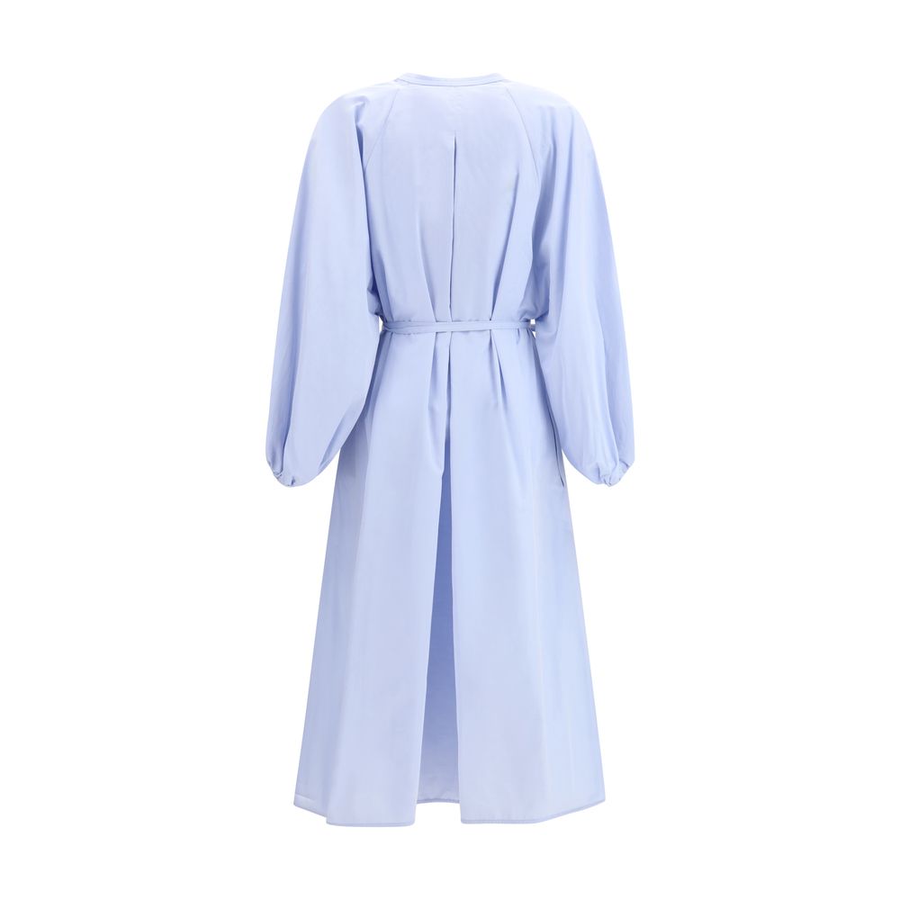 Loulou De Saison Blue Cotton Casual Dress