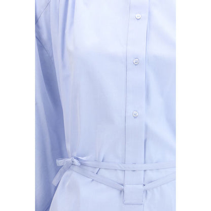 Loulou De Saison Blue Cotton Casual Dress