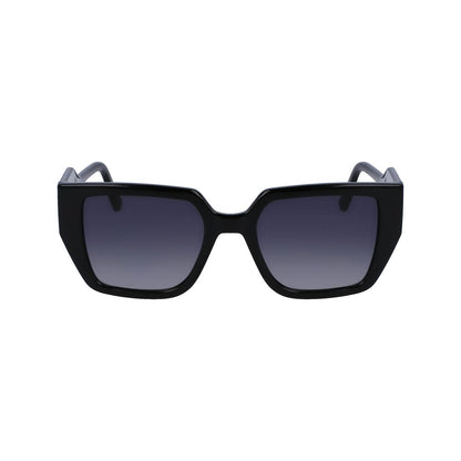 Karl Lagerfeld Black Injected Sunglasses