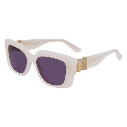 Karl Lagerfeld Beige Acetate Sunglasses