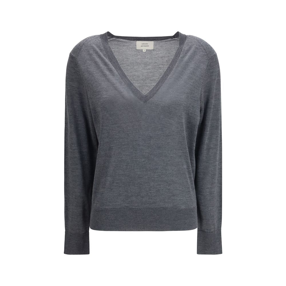 Loulou De Saison Gray Cashmere Sweater