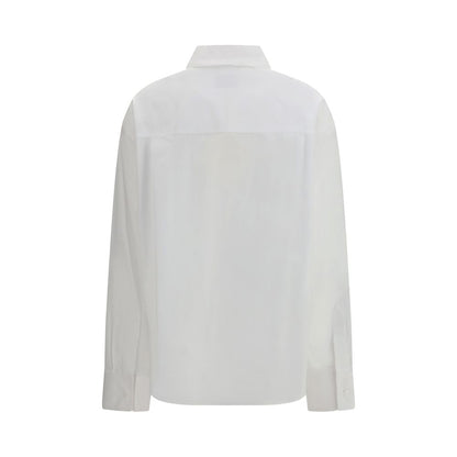 Loulou De Saison White Cotton Dress Shirt