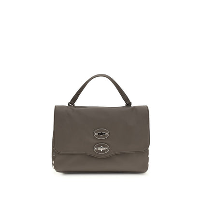 Zanellato Brown Calf Leather Bos Taurus Shoulder Bag