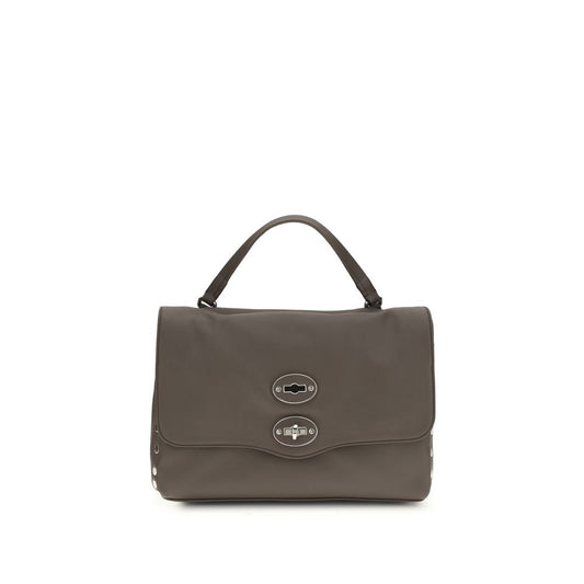 Zanellato Brown Calf Leather Bos Taurus Shoulder Bag
