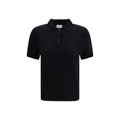 Allude Black Cashmere Dress Shirt