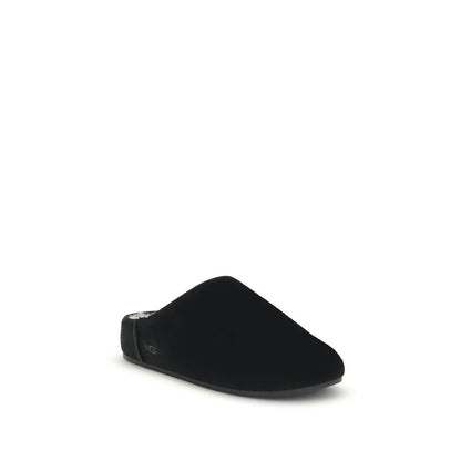 UGG Black Leather Mules