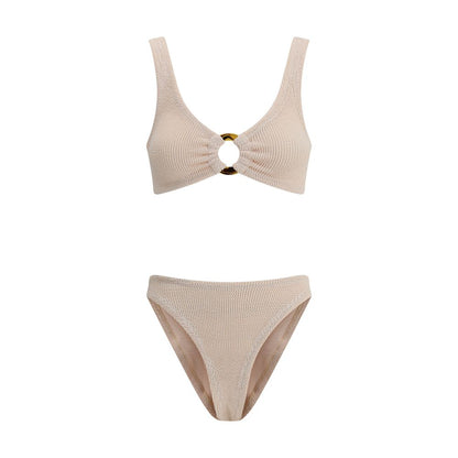 Hunza G Beige Polyamide Bikini