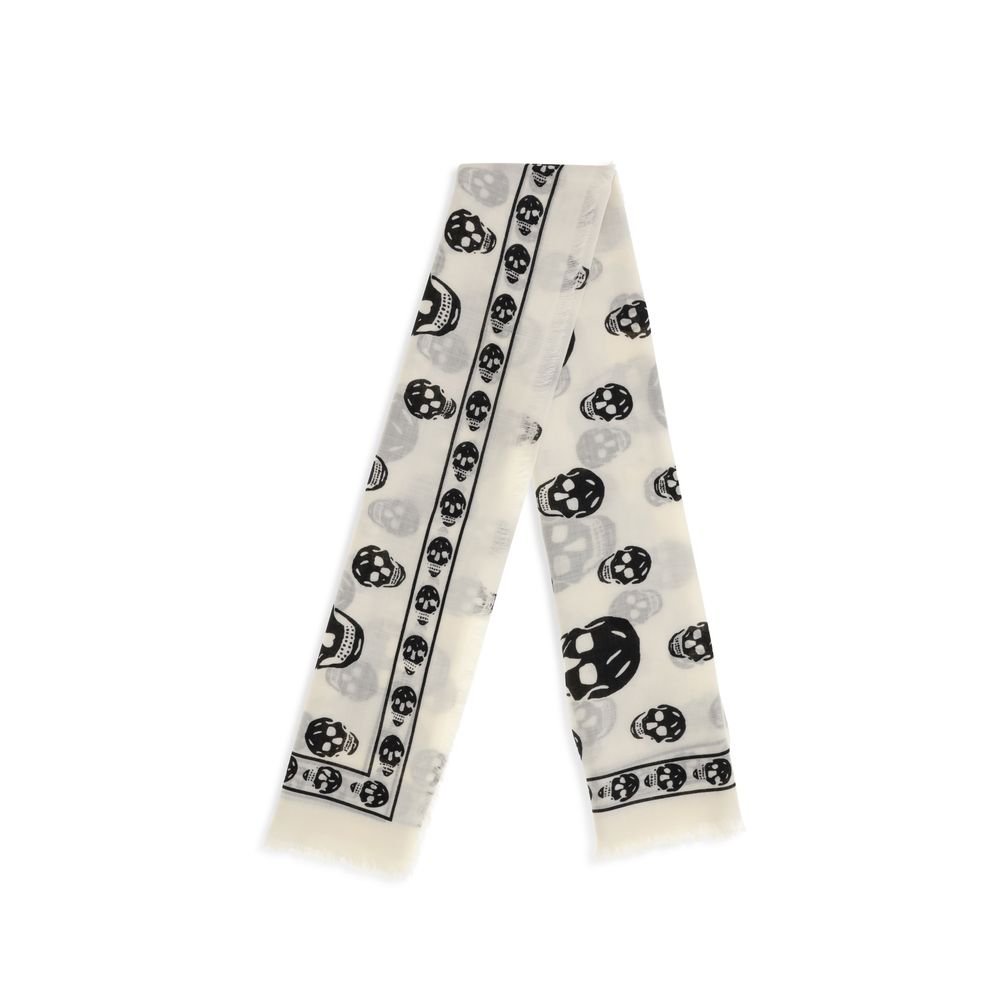 Alexander McQueen Beige Modal Scarf