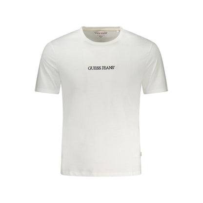 Guess Jeans Bianco Cotton Men T-Shirt