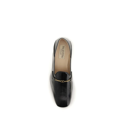 Valentino Garavani Black Hagfish Slip-On Loafers