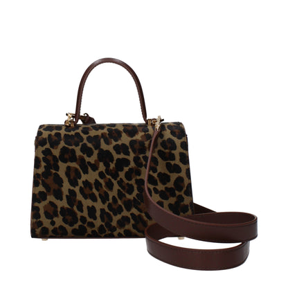 Versace Beige Horsehair Handbag