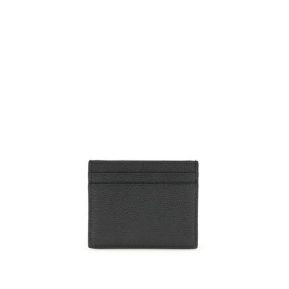 Valentino Garavani Black Calf Leather Bos Taurus Wallet