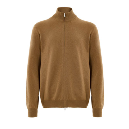 Gran Sasso Brown Wool Turtleneck