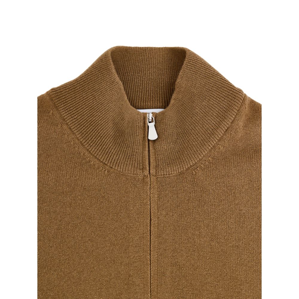 Gran Sasso Brown Wool Turtleneck
