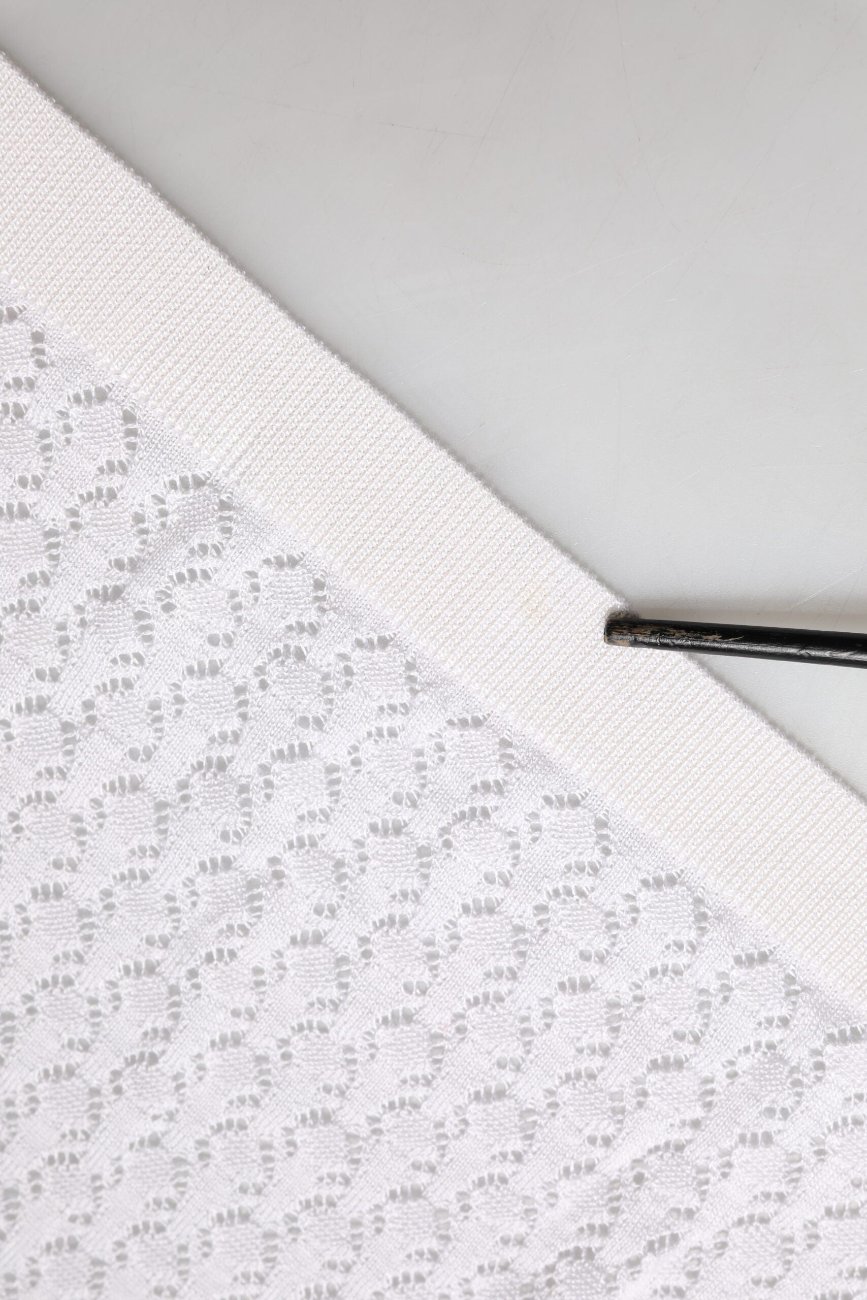 Dolce & Gabbana White Lace Silk Knit Long Sleeves Cardigan Top