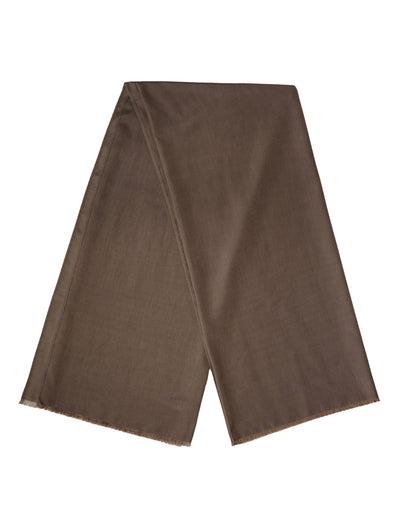 Dolce & Gabbana Brown Polyester Neck Warmer Shawl 185cm x 165cm  Men Scarf