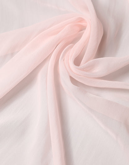 Dolce & Gabbana Light Pink Silk Neck Wrap Foulard 91.5cm x 88cm Scarf