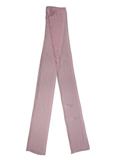Dolce & Gabbana Pink Silk Sash Wrap Shawl Foulard 291cm x 19cm Scarf