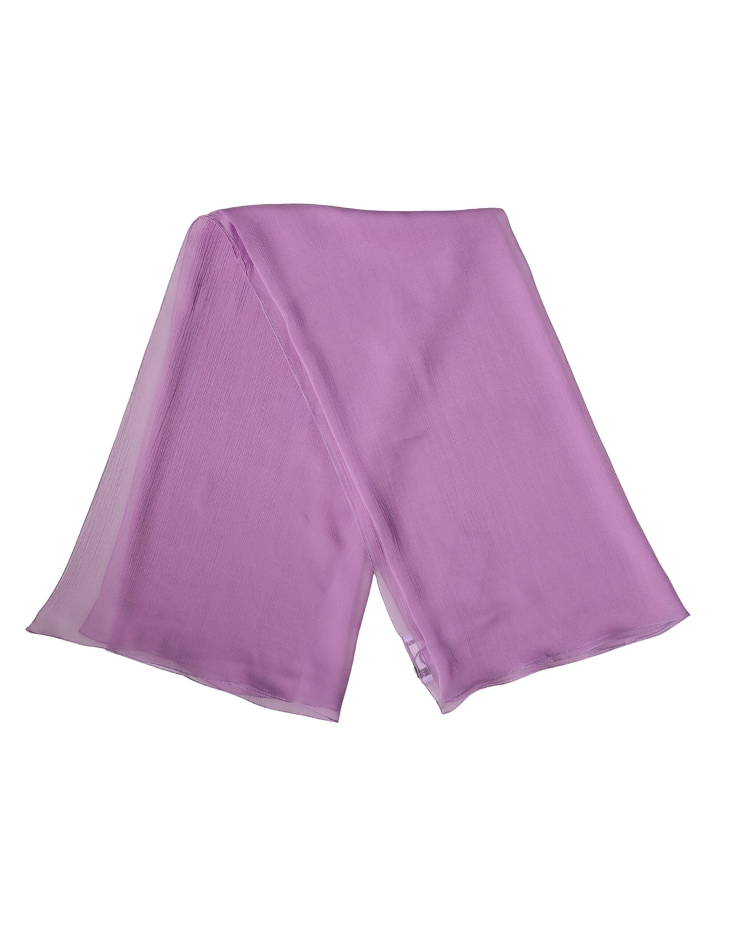 Dolce & Gabbana Light Purple Silk Neck Wrap Foulard 114cm x 114cm  Scarf