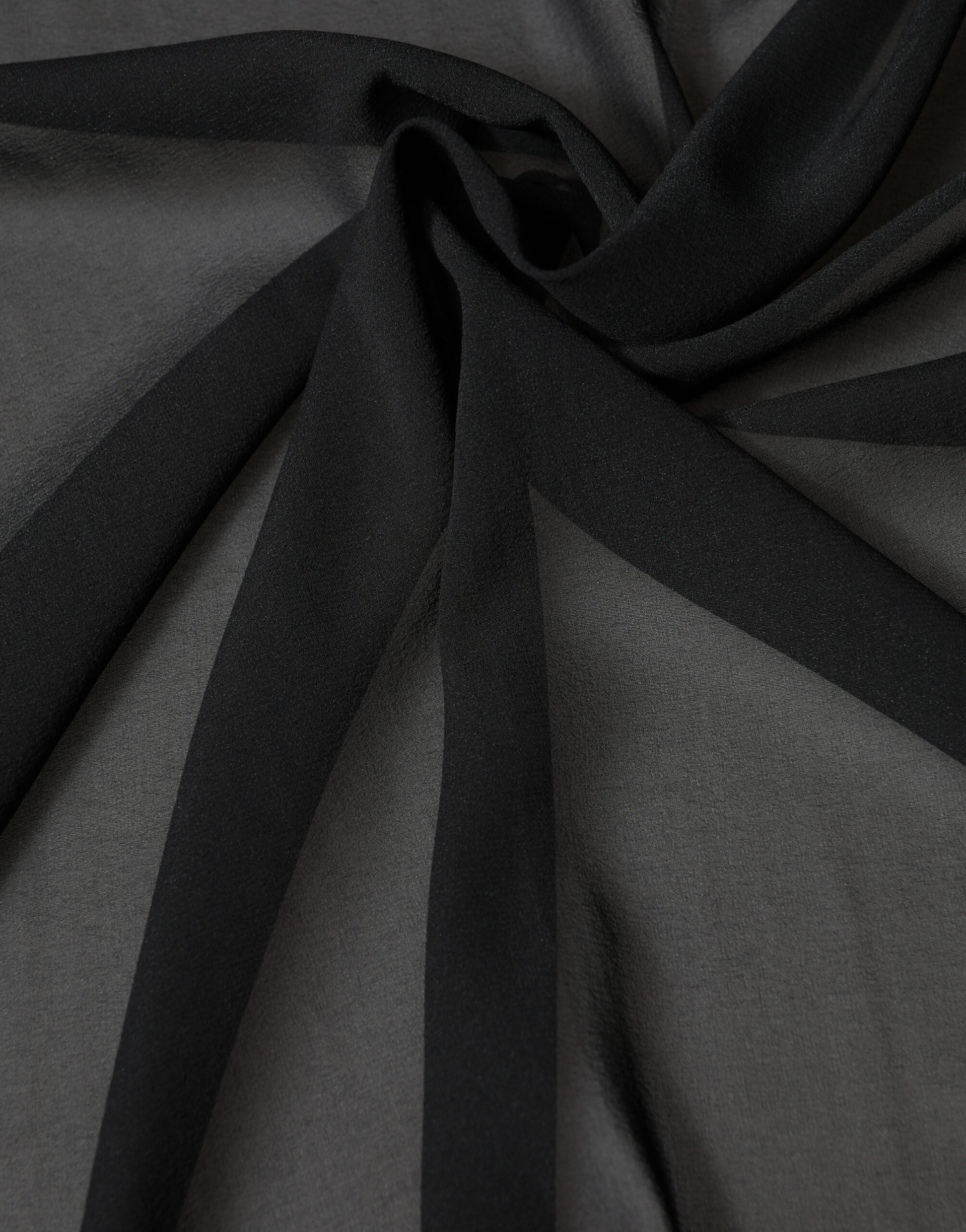 Dolce & Gabbana Black Silk Neck Wrap Shawl Stole 200cm x 64cm  Scarf