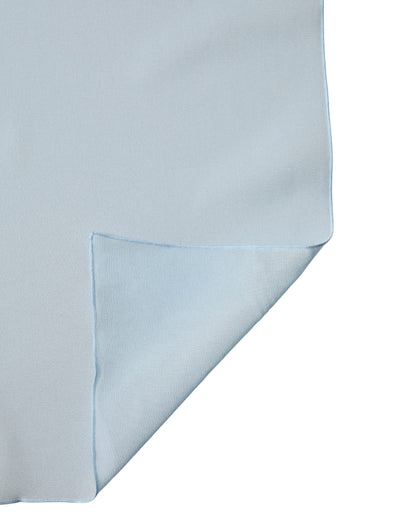 Dolce & Gabbana Light Blue Silk Neck Wrap Shawl Stole 200cm x 64cm  Scarf