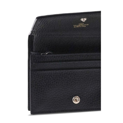 Valentino Garavani Black Calf Leather Bos Taurus Wallet