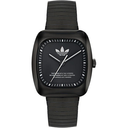 Adidas Black Stainless Steel Dress Watch