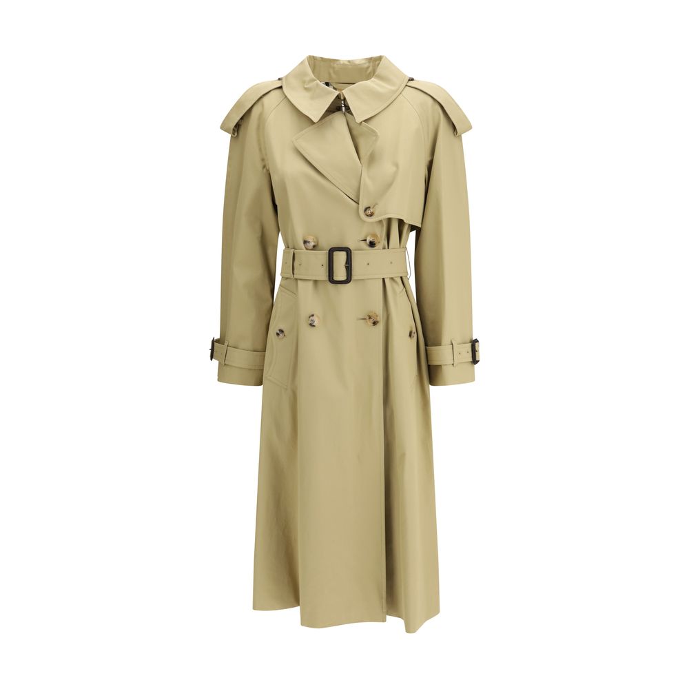Burberry Beige Cotton Trench Coat