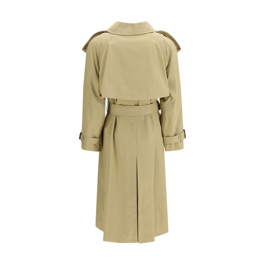 Burberry Beige Cotton Trench Coat