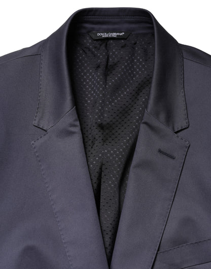 Dolce & Gabbana Blue Single Breasted MARTINI 2 Piece Suit