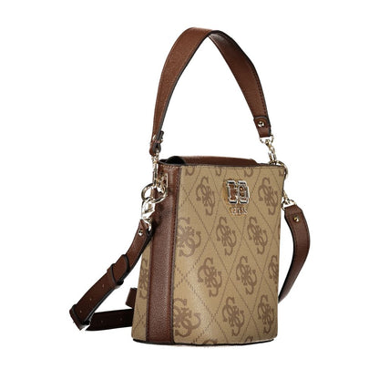 Guess Jeans Brown Polyurethane Women's Handbag