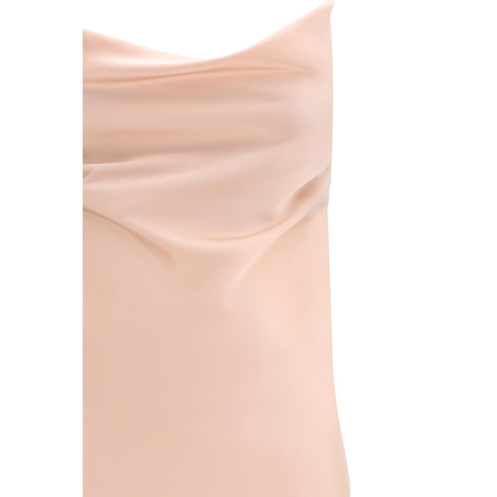 PINKO Multicolor Marabou Casual Dress