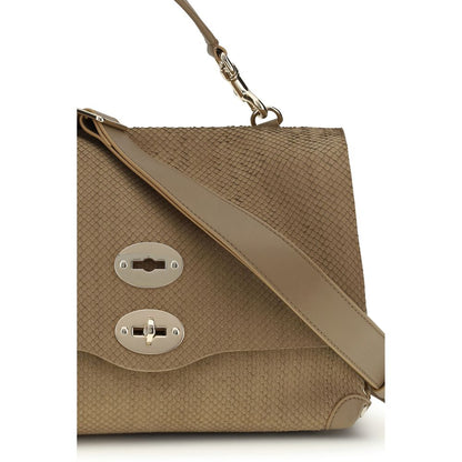 Zanellato Beige Calf Leather Bos Taurus Handbag