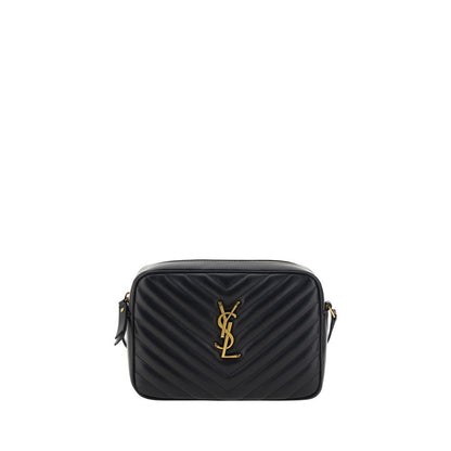 Saint Laurent Black Calf Leather Bos Taurus Shoulder Bag