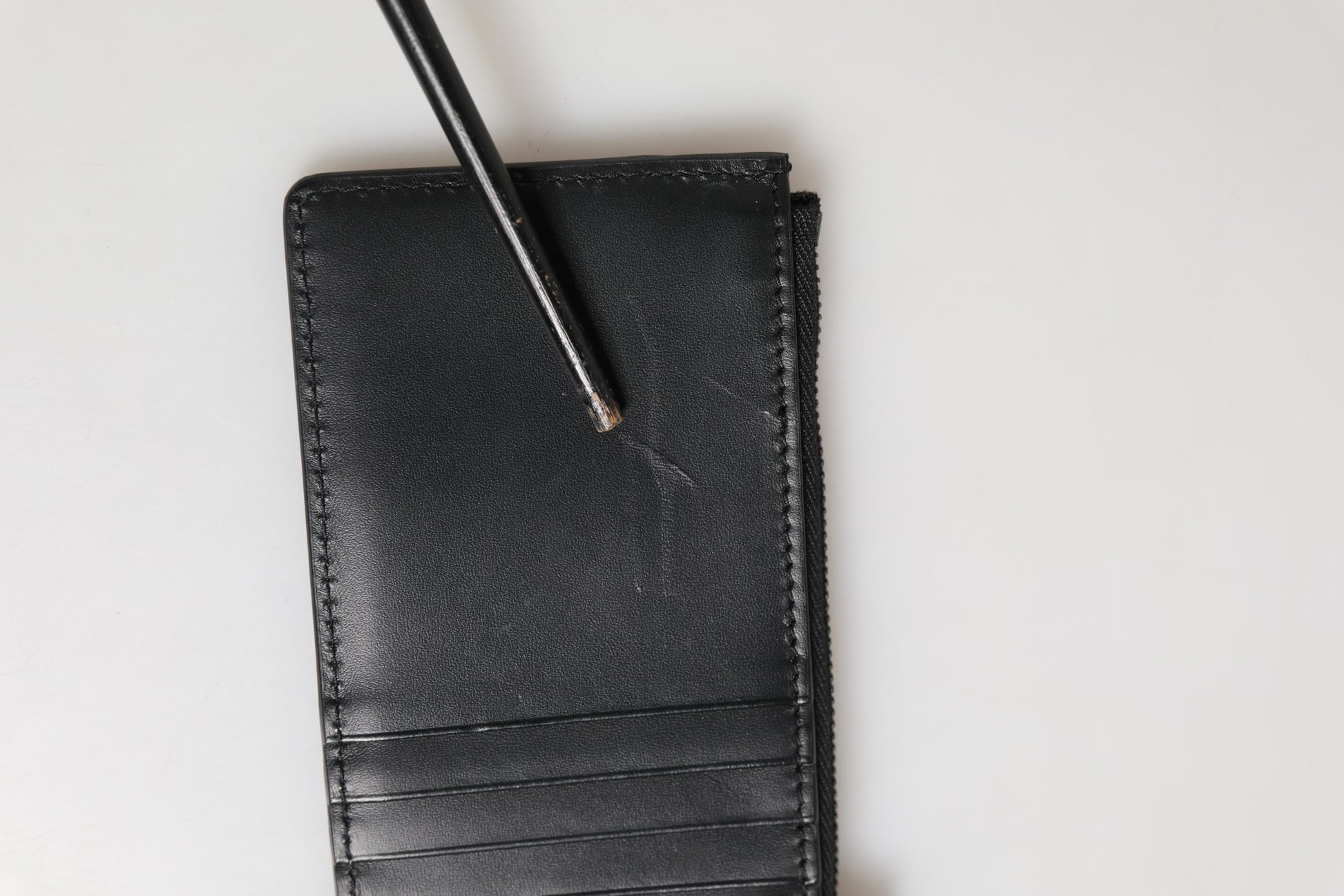 Dolce & Gabbana Black Calfskin Leather DG Logo Card Holder Women Wallet