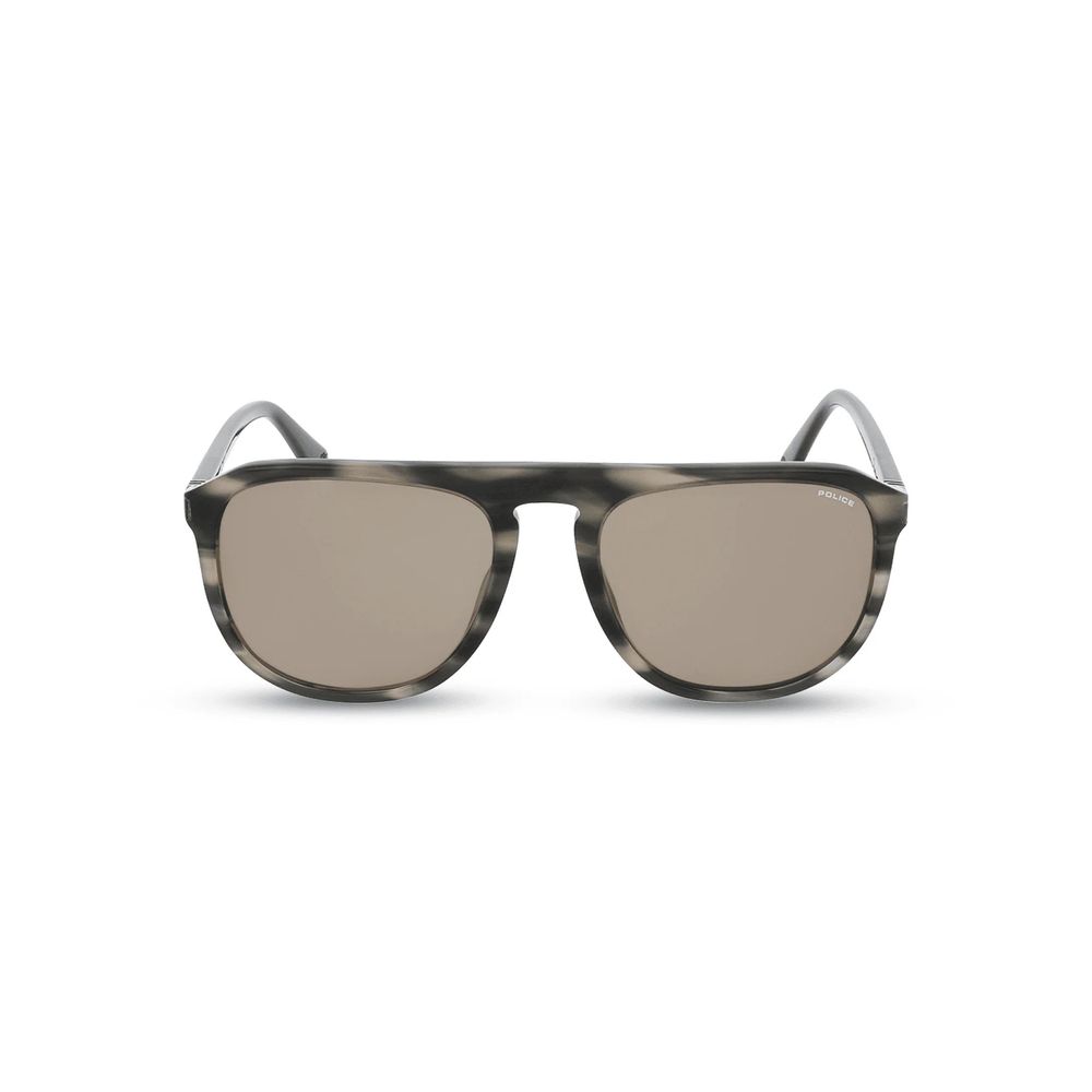 Police Brown Acetate Sunglasses