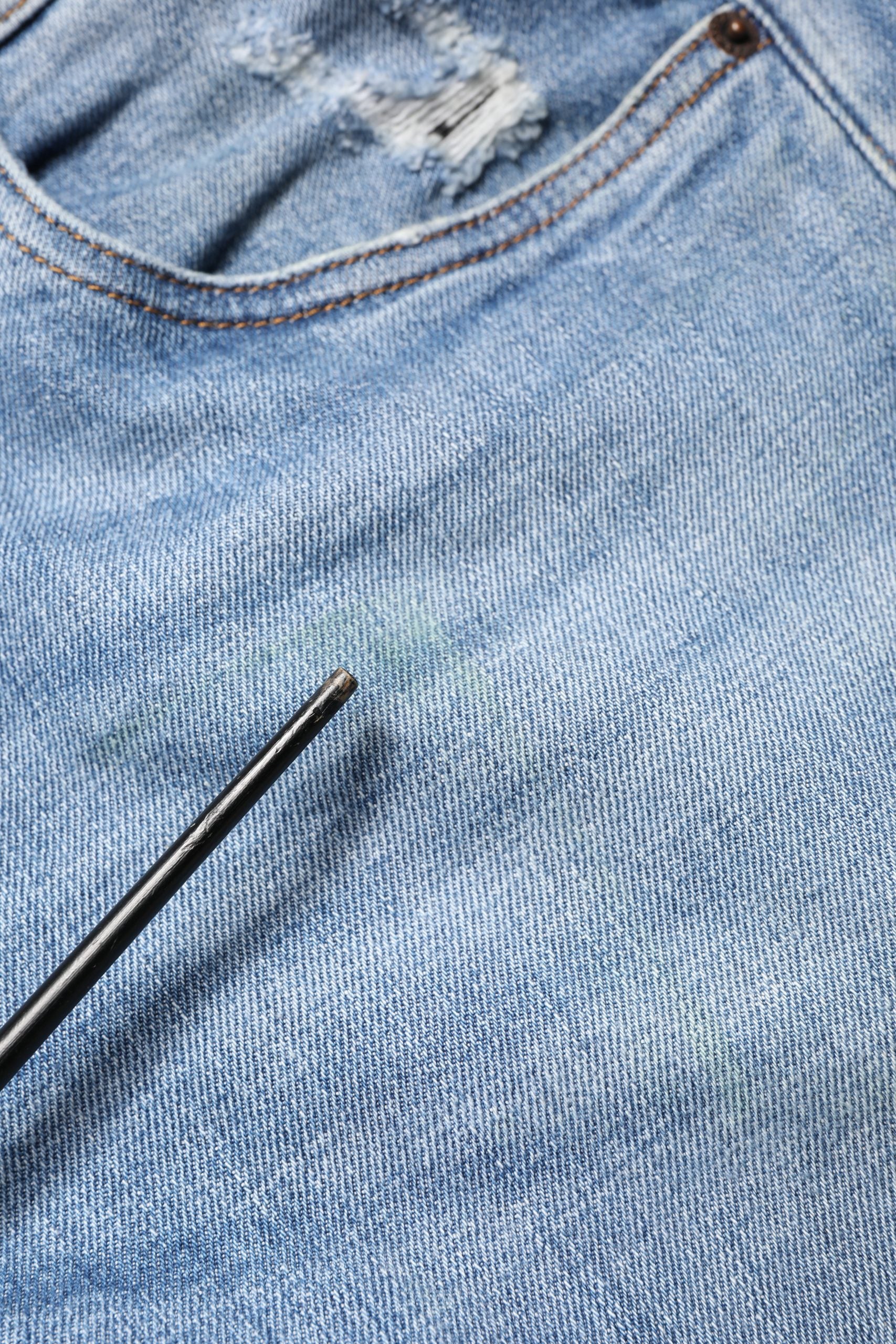 Dolce & Gabbana Blue Tattered Slim Fit Men Cotton Denim Jeans