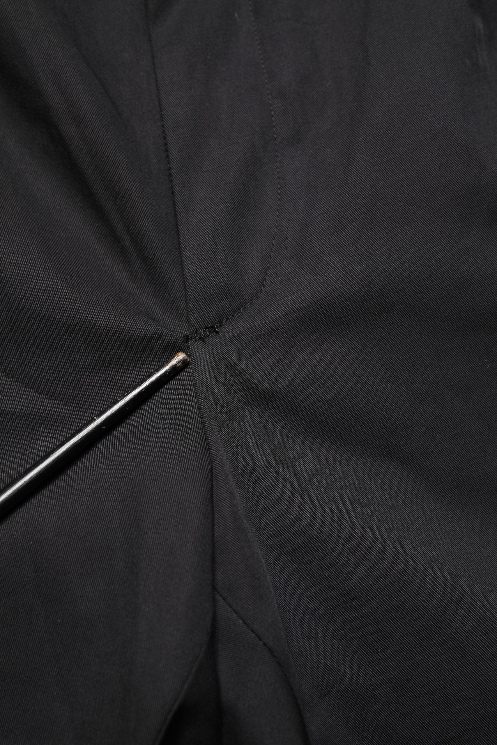 Dolce & Gabbana Black Cotton Skinny Dress Formal Trouser Pants