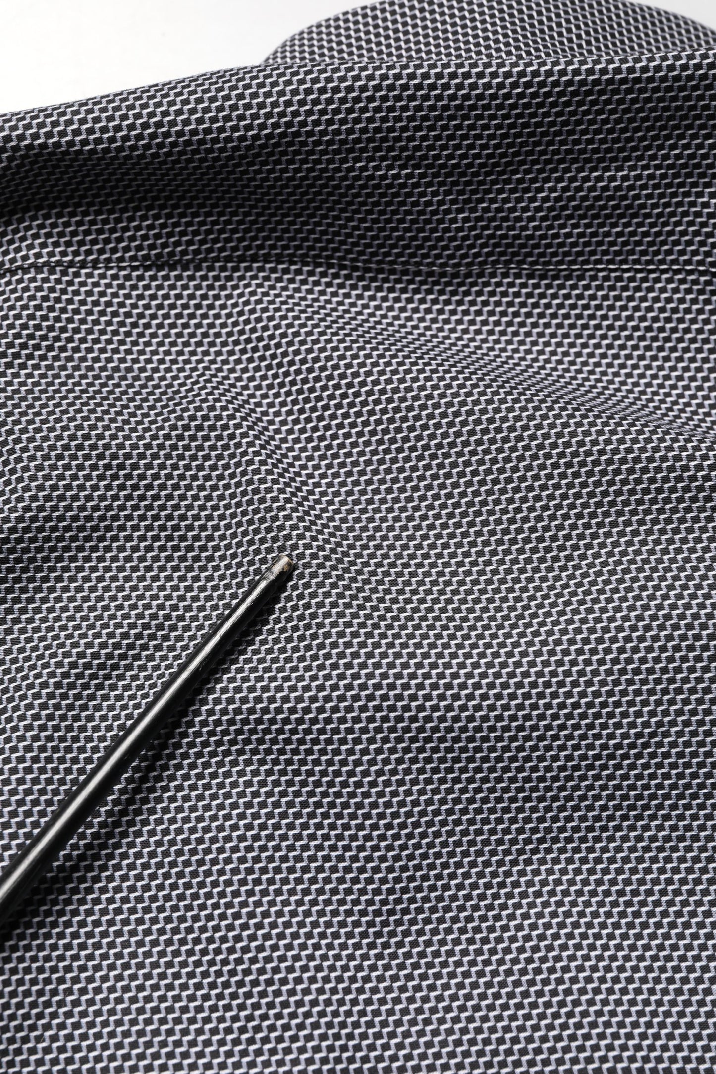 Domenico Tagliente Gray Patterned Long Sleeves Men Dress Shirt