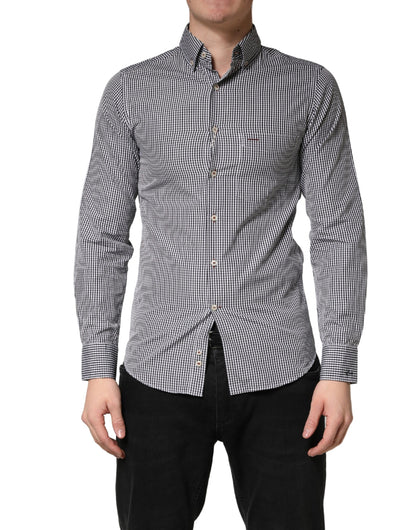 Paul & Shark Gray Cotton Long Sleeves Button Down Dress Shirt