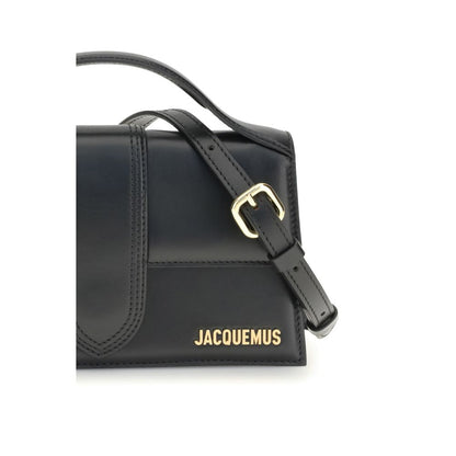 Jacquemus Black Calf Leather Bos Taurus Handbag