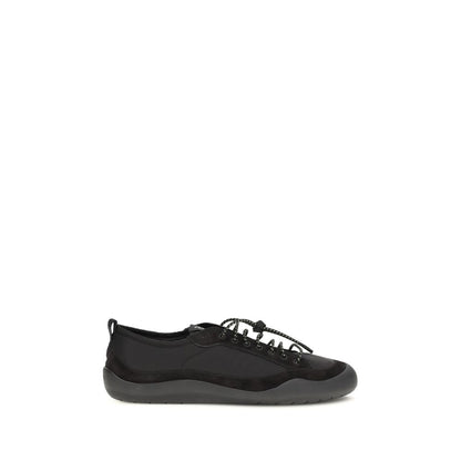 Prada Black Recycled Polyamide Athletic Sneakers